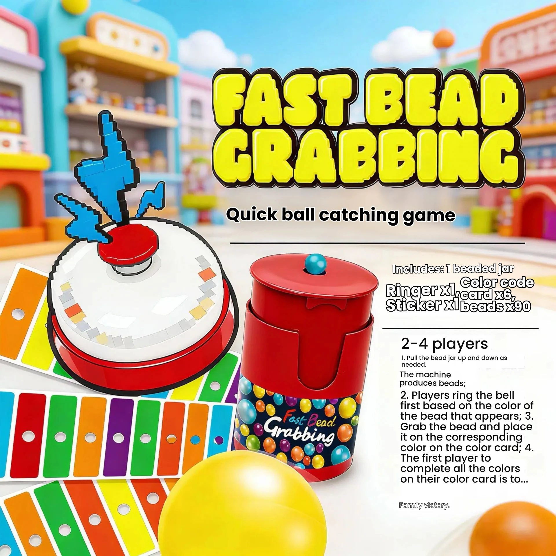 Fast Bead Grabbing Board Game - Strategy Board Game ulasan dan harga