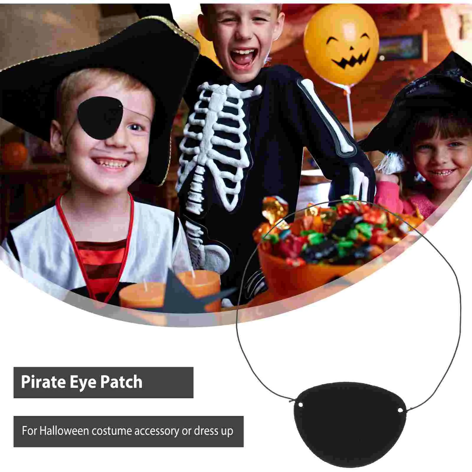 14 Pcs Eye Patches for Kid Halloween Decor Pirate Printing Costumes Kids Single Toddler