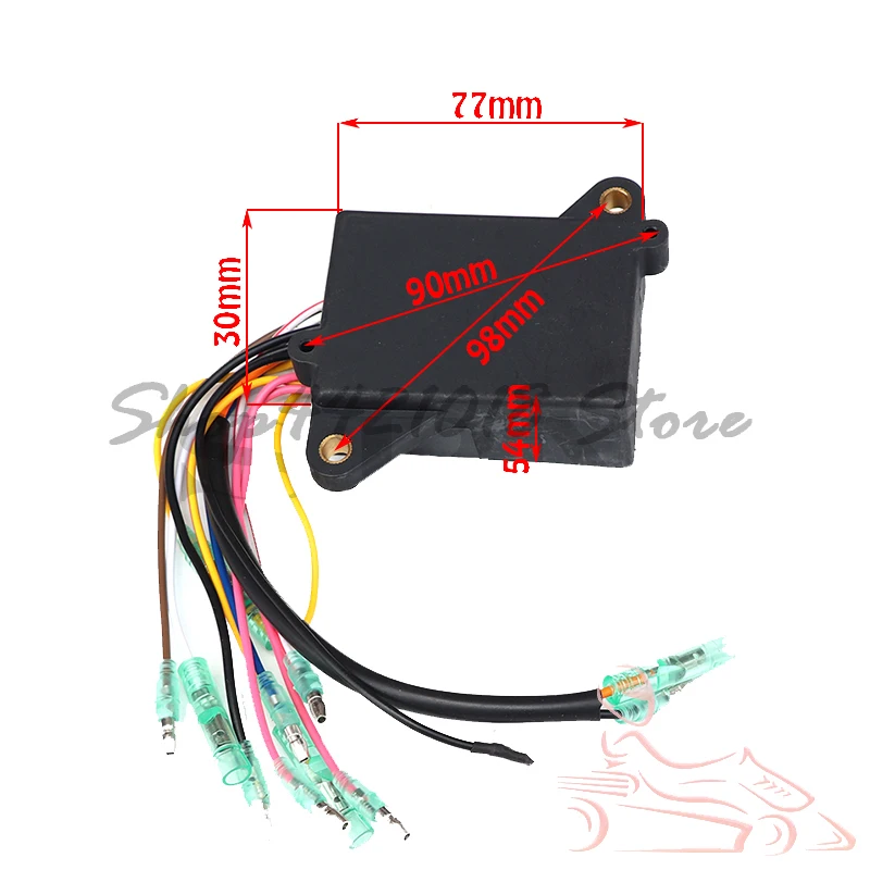 Boat Outboard Ignition Coil Assy CDI   Power Pack Unit For 8/9.9/15HP 4-Stroke Yamaha Motor Engine 6G985540-20/21-00