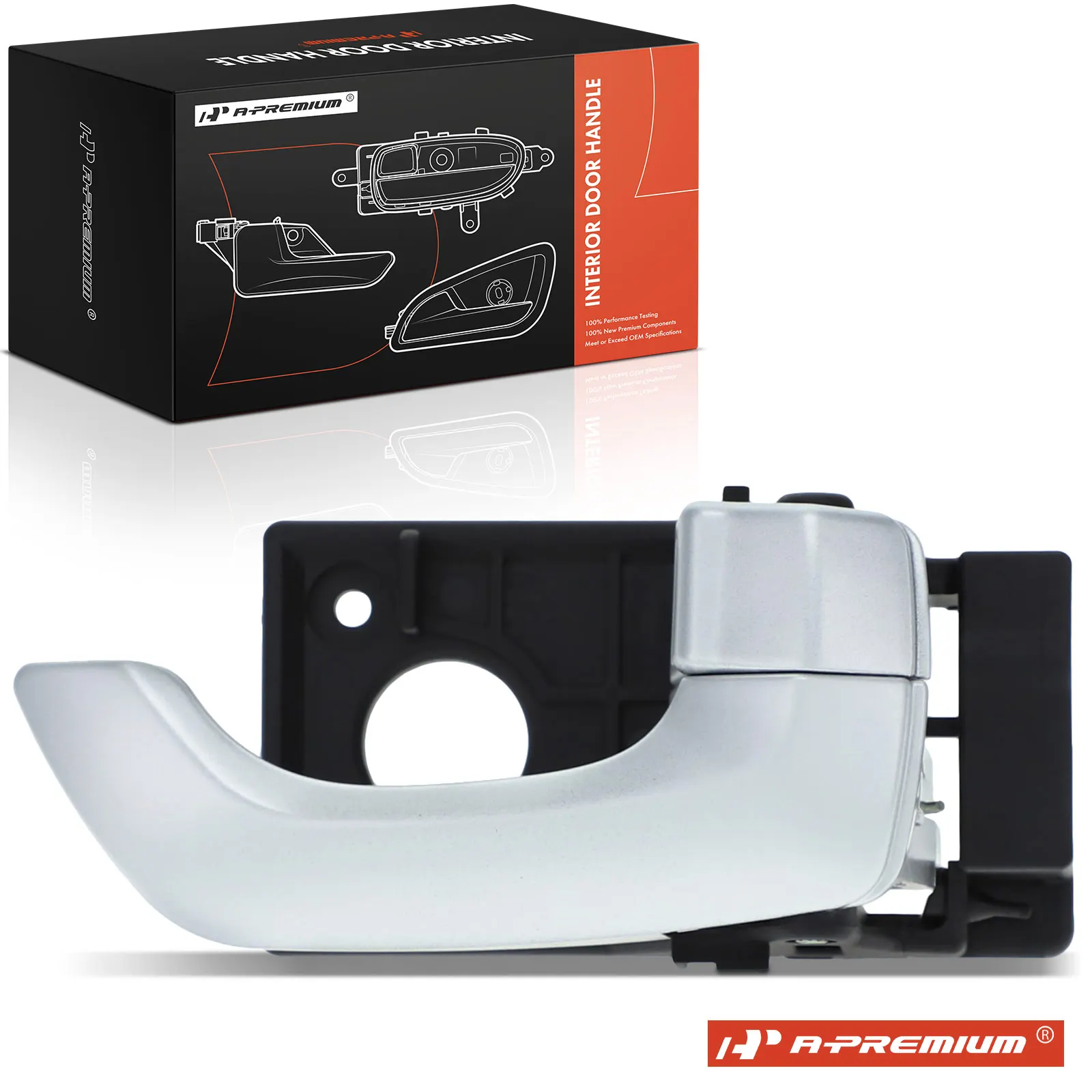 A-Premium Front Passenger or Rear Passenger Side Silver Interior Door Handle for Kia Optima Magentis 2006-2010