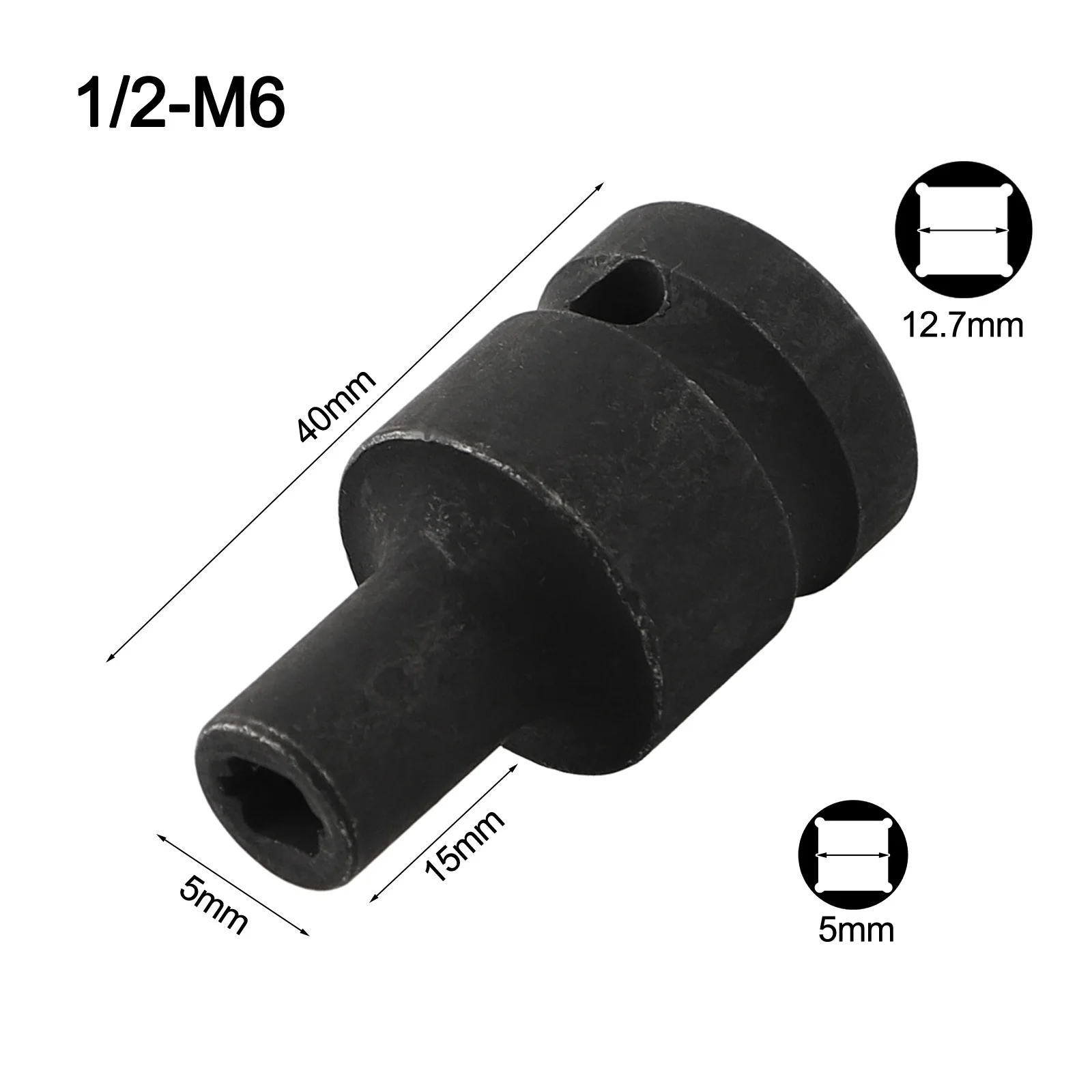 

For Square Screw Tap Socket 12 Inch Driver with 1/2 Inch Ratchet Compatibility for For Square Drive Taps from M6 to For M24