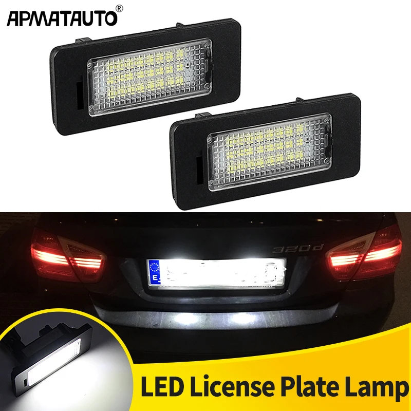 2X White Led Car Li…