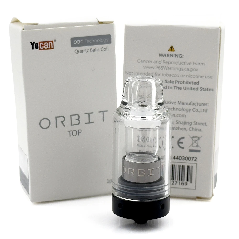 Original Yocan Obrit Wachszerstäuber Coilless 0,4 Ohm Quarzkugeln Coil Top Vertex Airflows Vaporizer Tank