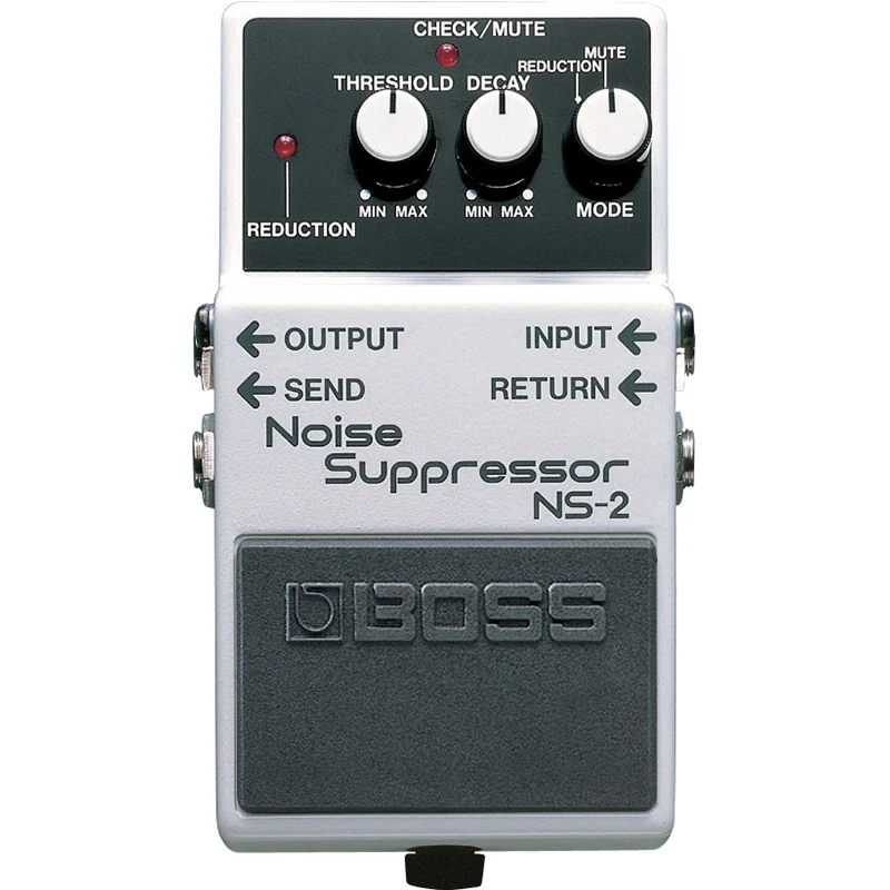 Boss NS-2 Line Selector Pedal, Line Selector and Input/Output Router Bundle with Picks, Polishing Cloth and Strings Winder