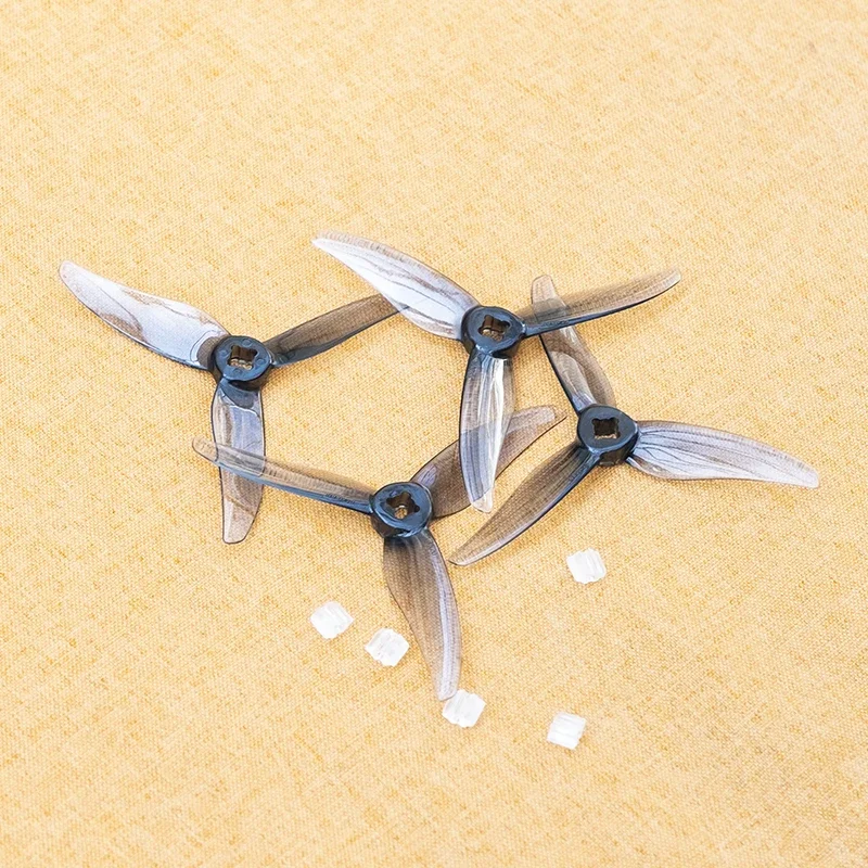 GEMFAN-3-Blade Hélice para RC FPV Drone, Diâmetro do furo central, CW CCW Props, 3.5 ", 3 furos, 5mm, 3520, novo, 2 pares