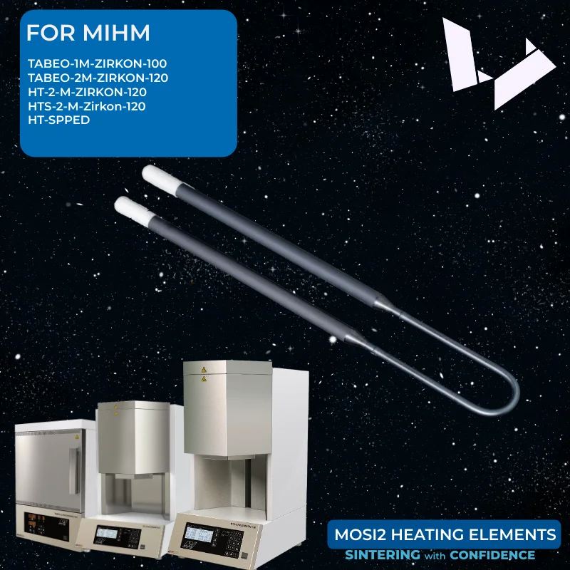 MoSi2 Heating Element for MIHM VOGT HTS-2 HT-2 HT Speed TABEO Sintering Furnace Replacement Heating Rod
