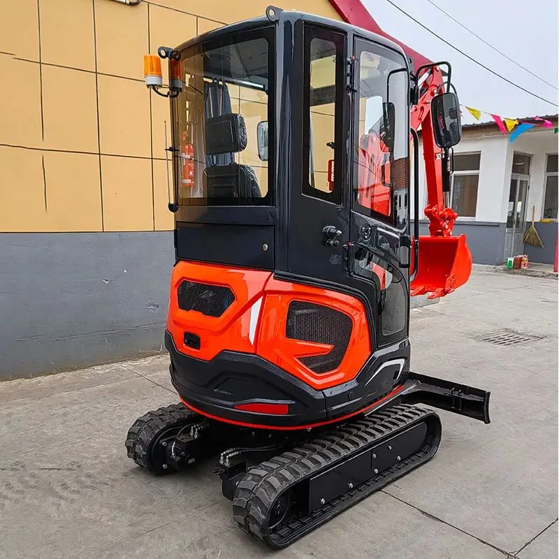 

Customized Mini Excavator 2.2 Ton OKW22U Micro Mini Digger Small Hydraulic Crawler Mini Excavator with Roof and Bucket