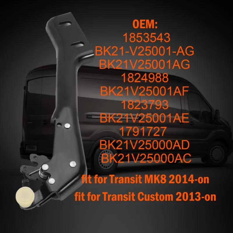 

Кронштейн раздвижного ролика левой нижней двери 1853543 BK21-V25001-AG для Ford Transit MK8 2014-2024, аксессуары