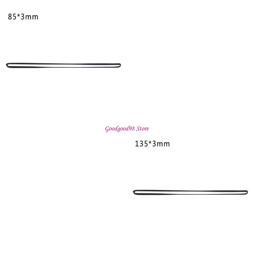 

Flat Drive Belt Turntable Rubber Belt Replacement for LP Vinyl Record Player Phono Belt-Driven Turntable 3mm W8EC