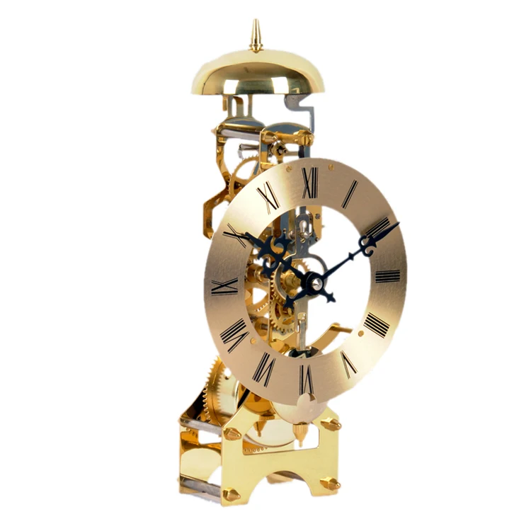 Simple modern Polaris clock, pure copper movement, living room mechanical clock, desktop swing clock, hour clock