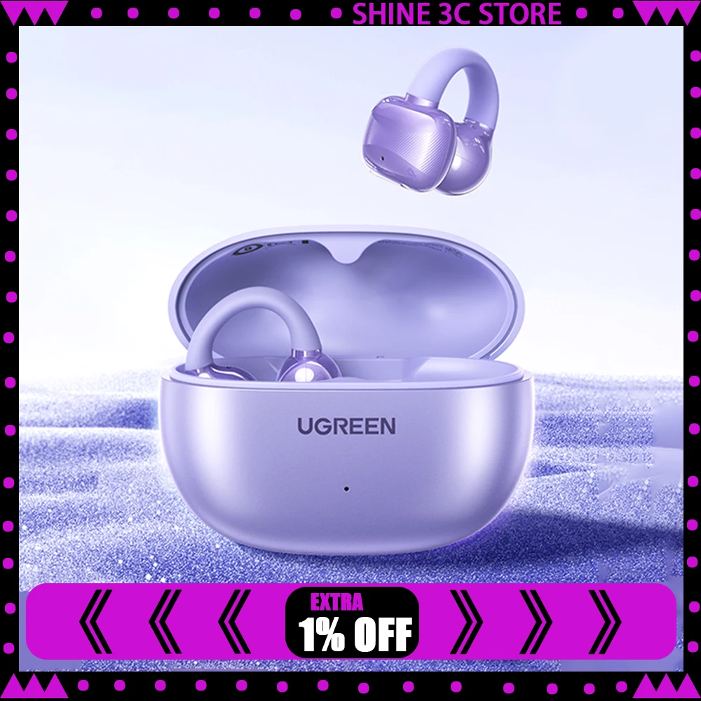 

Ugreen Hitune S3 Наушники Hi-Fi Звук Стерео Шумоподавление Открытый Индивидуальный Открытый Ушной Крючок Tws Беспроводные Bluetooth Наушники