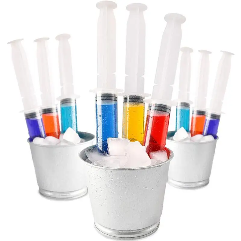 60ml Syringes With Caps Reusable Food Safe Jelly Syringe Injector For Halloween Thanksgiving Christmas Party DIY Decorations