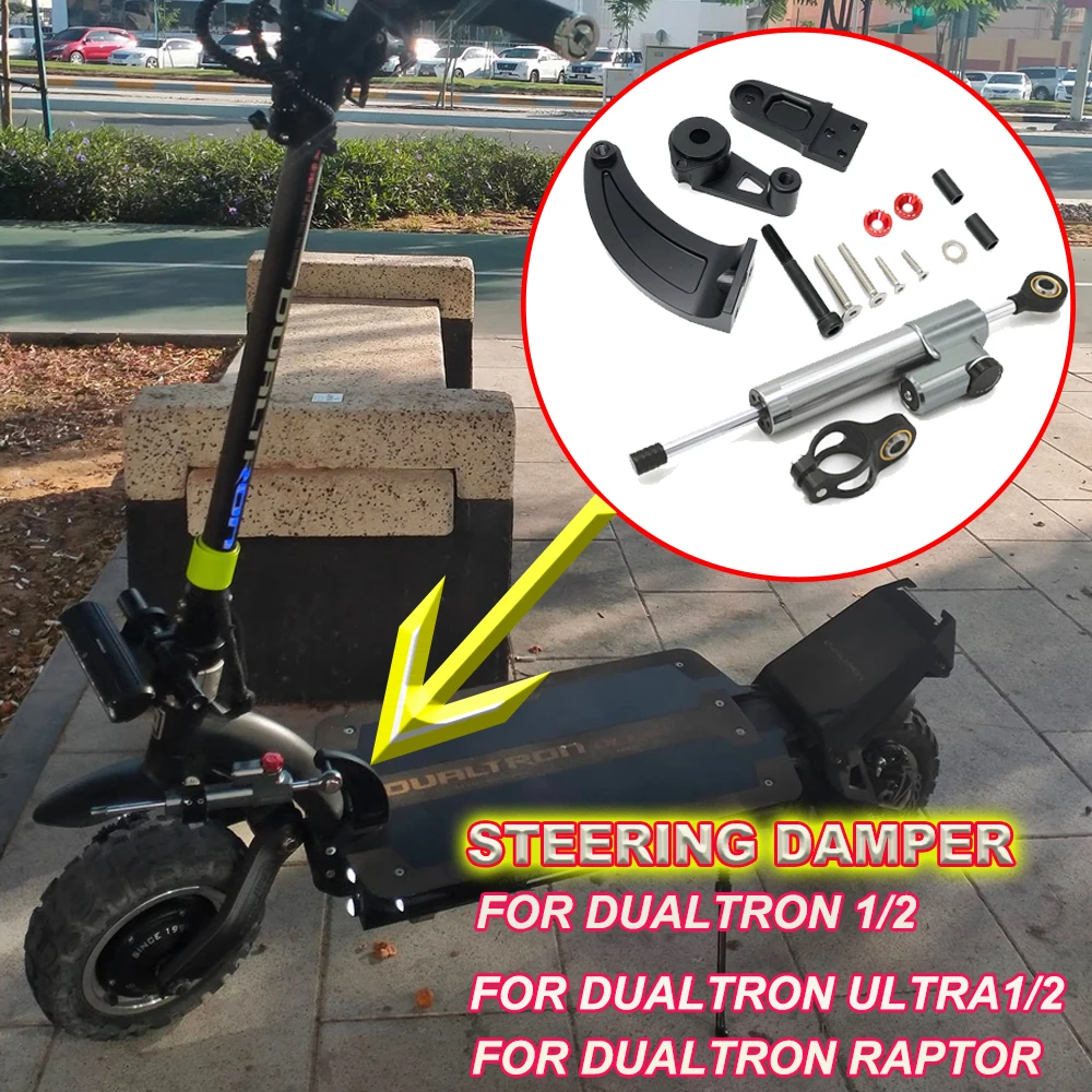 

For Dualtron 1 2 Ultra 1 2 Raptor DT Directional Steering Damper Mounting Bracket Kit Electric Scooter Accessories