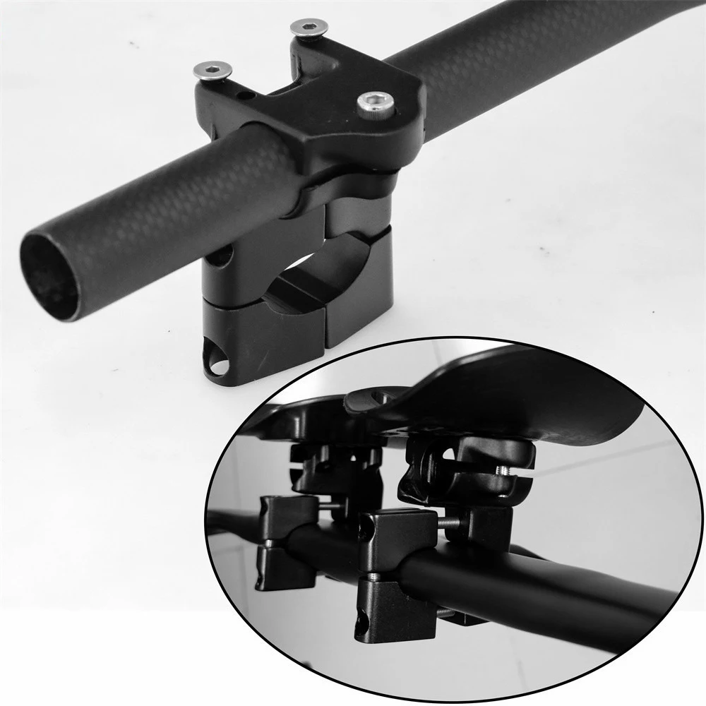 Carbon Road Handlebars Bicycle Rest Bar TT Handlebar Clip On Aero bar 30°/45° Triathlon Handlebars
