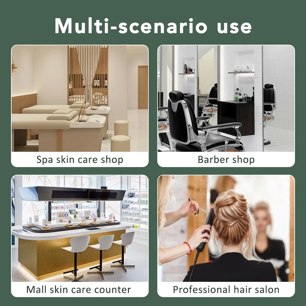 視覚頭皮皮膚検出器防水皮膚拡大鏡内視鏡カメラ付き頭皮顔皮膚分析機皮膚テストツール