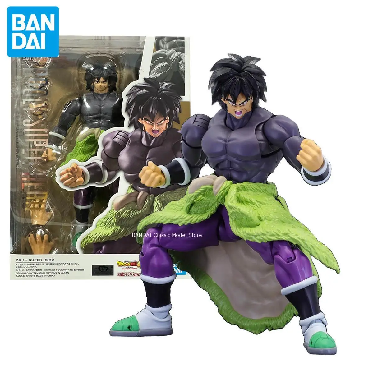 

19 см подлинная официальная оригинальная фигурка Bandai Spirits Dragon Ball Broly, Buror, аниме, оригинальная коллекционная модель куклы в штучной упаковке