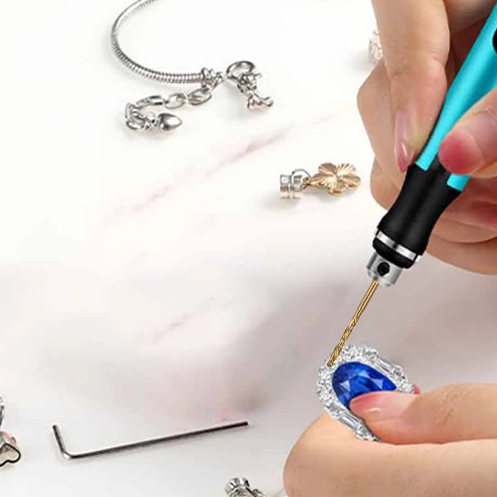 Resin Drill Bits Engraving Drill Bits Minimal Resistance 2.35mm Shank Diameter Efficient Drilling High-Speed Steel