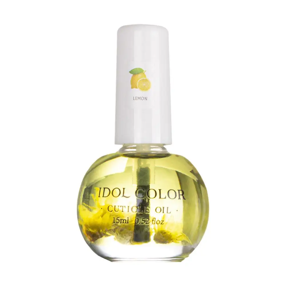 15ml Nail Cuticle Oil With Dried Flower Nourishment Oil Oil Treatment Polish Revitalizer Cuticle Nutrition Soften Nail Nail S9S3