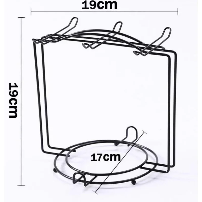 Iron Coffee Mug and Saucer Display Rack Storage Kitchen Draining Rack Durable Cup Rack for Teacup Organizer Stand