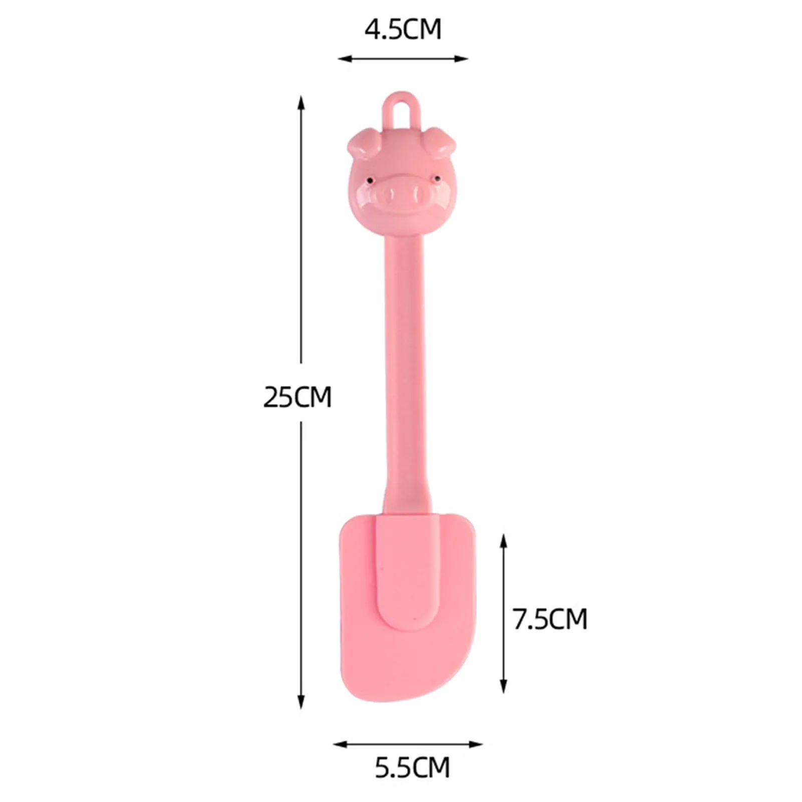 Silicone Spatula Pastry Brush Dishwasher Safe Silicone Pink Pig Spatula Brush Utensils for Kitchen Cooking