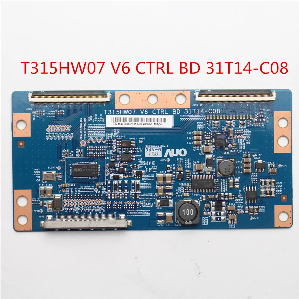 TV용 Tcon 보드 전문 테스트 보드, T315HW07 V6 CTRL BD 31T14-C08, 무료 배송, T315HW07 V6 31T14-C08