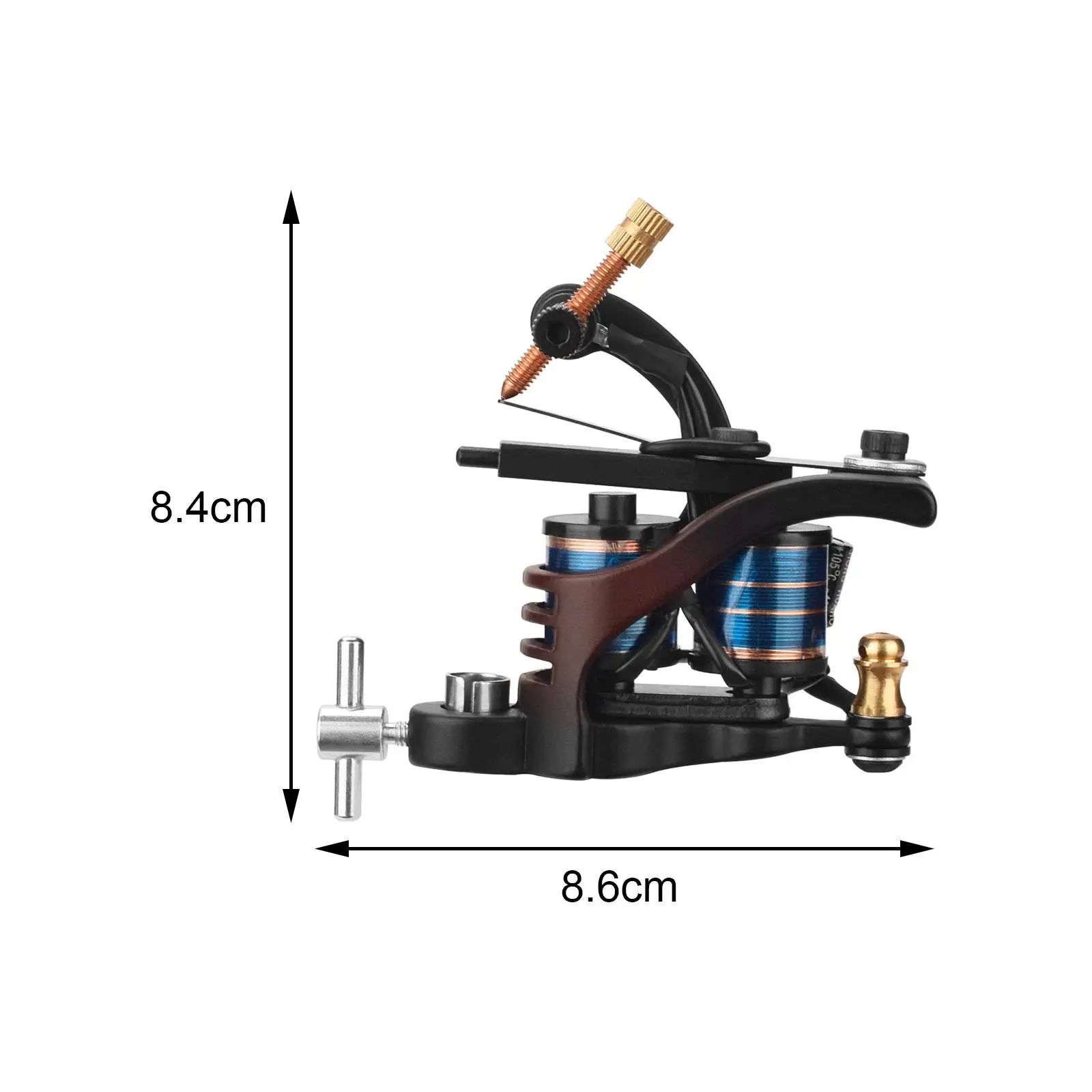 코일 문신 기계 모터 문신 도구, 아연 합금, 10 워프, 전문 문신