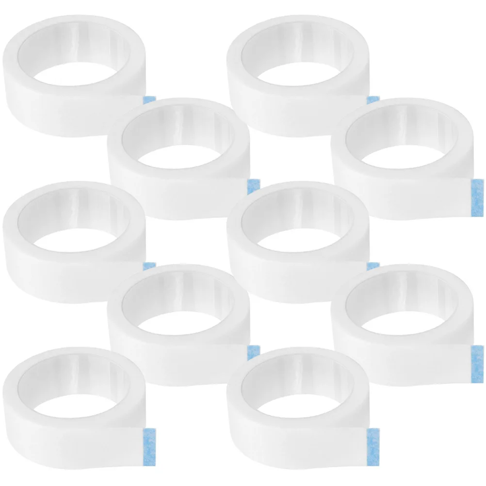 

10 Rolls Eyelash Extension Tape Strips Reusable Lash Tape Strong Tear Resistant Comfortable for All Eye Shapes Makeup Artist