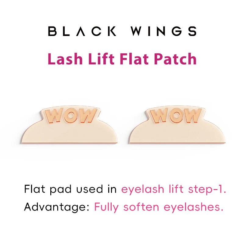 BLACKWINGS Korean Lash Lift Softening Pads 1PC Silicone Pre-Softening Shields for Keratin Lash Lift Treatment