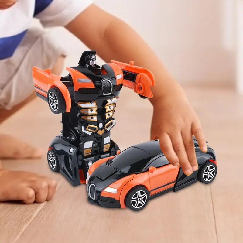 Transform Cars Dla Dzieci Robot Samochód Transformujący Zabawki Figurki Akcji Samochody dla Maluchów 2 w 1 Transform Samochód Pociągnij się Samochody Edukacyjne