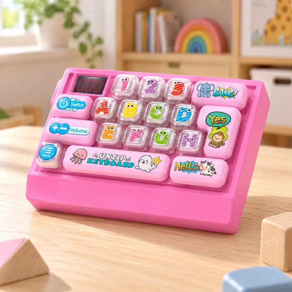 Electronic Game Quick Push Keyboard Game Machine Stress Relief Sensory Focus Training Handheld Electronic Challenge Game
