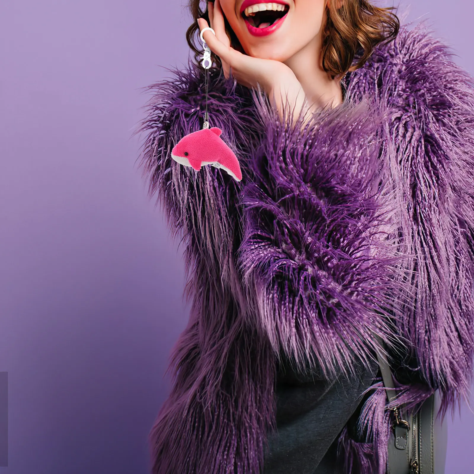 

Набор из 4 мини-подвесок в виде дельфинов, мягкие на ощупь, в морском стиле, для украшения рюкзаков, сумок, брелоков, для вечеринок и дней рождения в стиле дельфинов