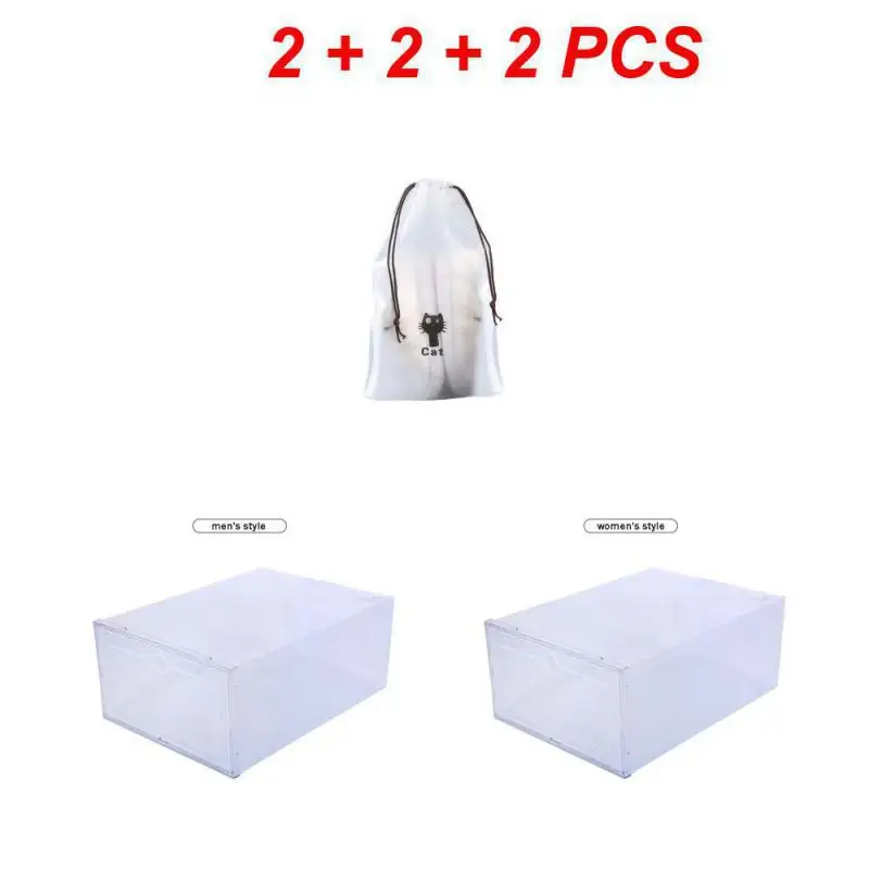 

Travel Cosmetic Bag Plastic Waterproof Transparent Travel Shoe Bags Eco Bags Cute Portable Women Makeup Case Anti-abrasion