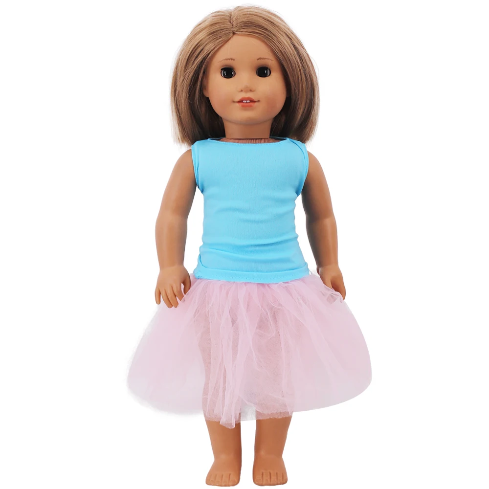 Onze Generatie Poppenkleertjes Rokken Mode Mooie Bloem Handgemaakte Jurken Geschikt Voor 43CM Reborn Babypop Accessoires, Meisje Cadeau