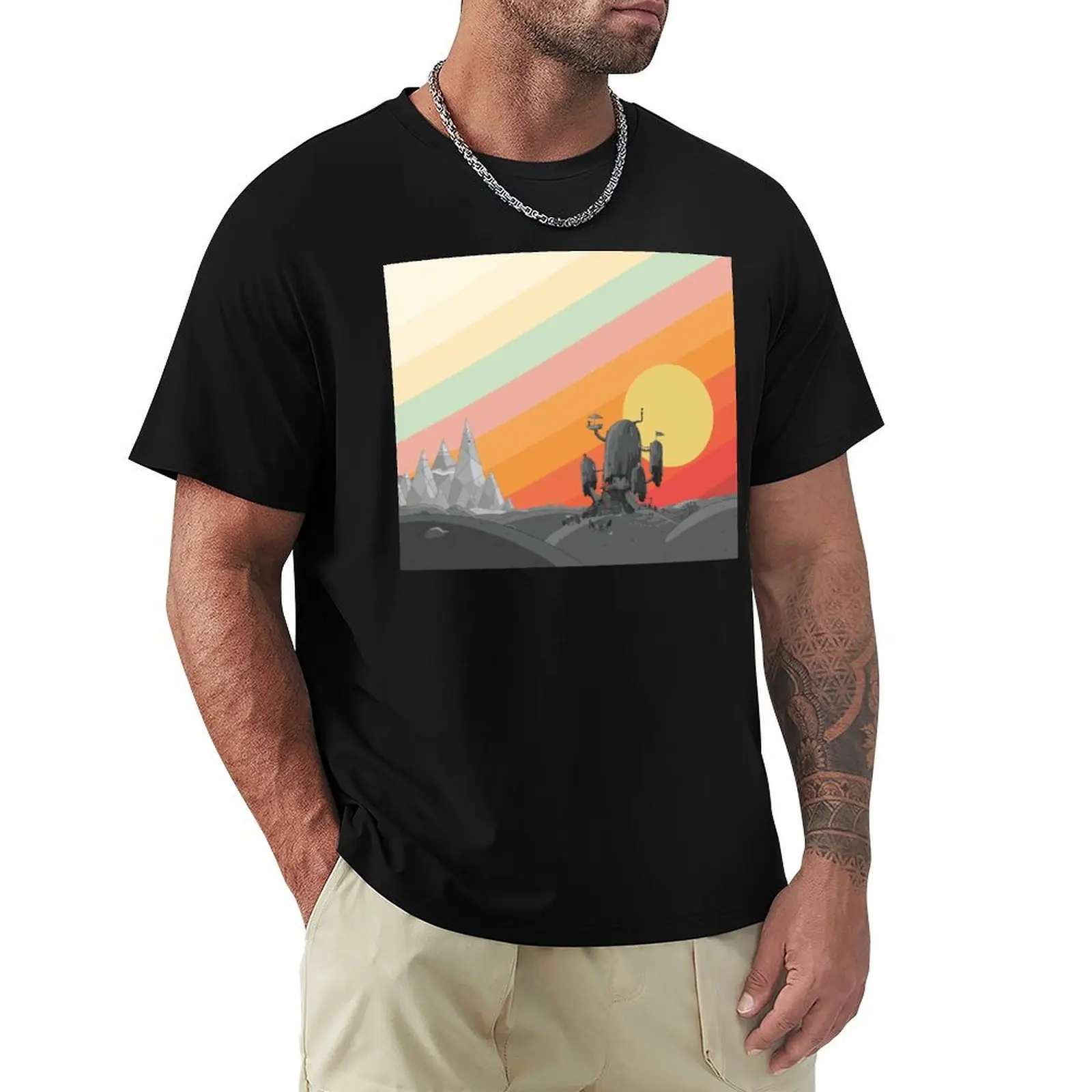 

Land Of Ooo (Adventure Time) T-Shirt summer top for a boy graphics funny gifts men clothes