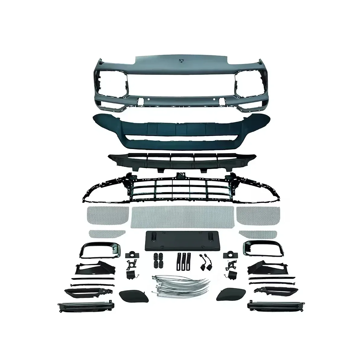 Car Bodykit For Porsche Cayenne 957 2007-2010 Upgrade Modified to NEW Cayenne Turbo 2023 Styling bodykit Accessories - Image 6