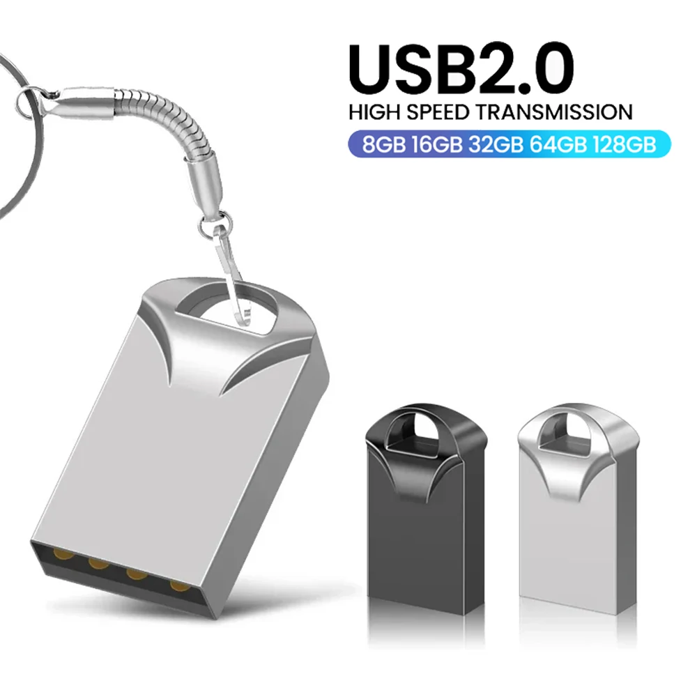 

Мини-металлический USB-накопитель, 64 ГБ, Thumbdrive, 16 ГБ, 8 ГБ, флэш-накопитель, 32 ГБ, 4 ГБ, водонепроницаемый флэш-накопитель, USB-диск