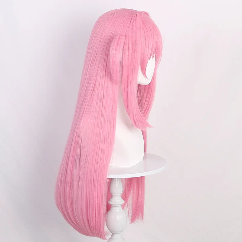 อะนิเมะBocchi The Rock Hitori Gotohคอสเพลย์วิกผมน่ารักสาวสีชมพูยาวตรงวิกผมสังเคราะห์Comic Con Coserเจ้าหญิงWigs