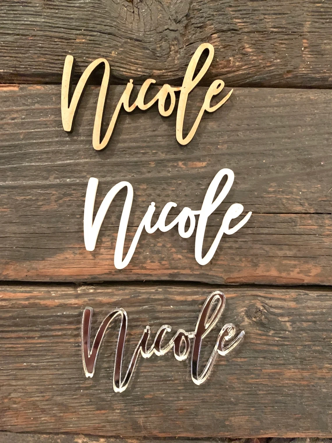 Personalized Wooden Place Cards|Name Plates For Wedding|Name Plates for Christmas | Escort Cards |Place Cards |Place Setting