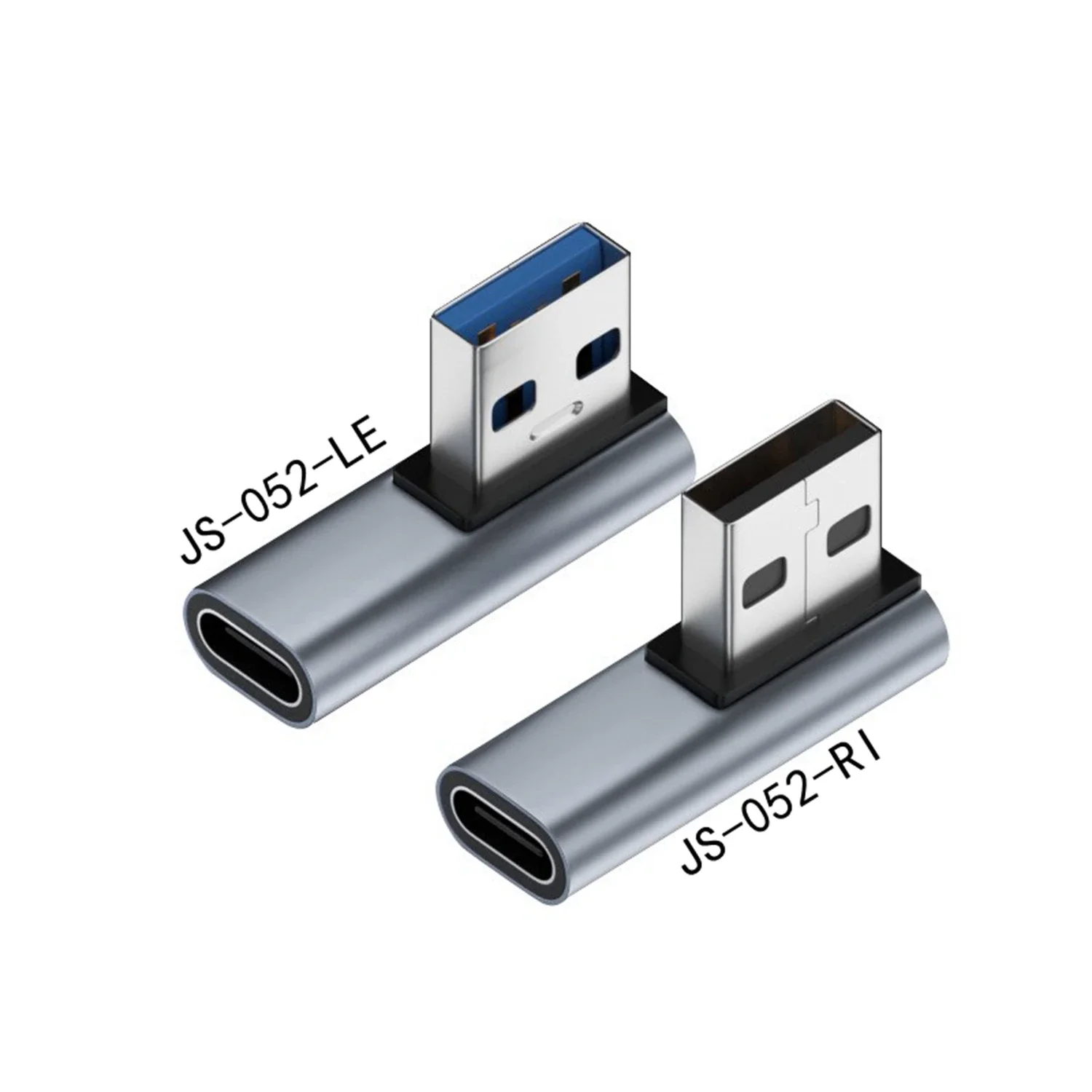 Right Angle USB 3.0 Male to Type C Female 90 Degree Left Angle Adapter Connector