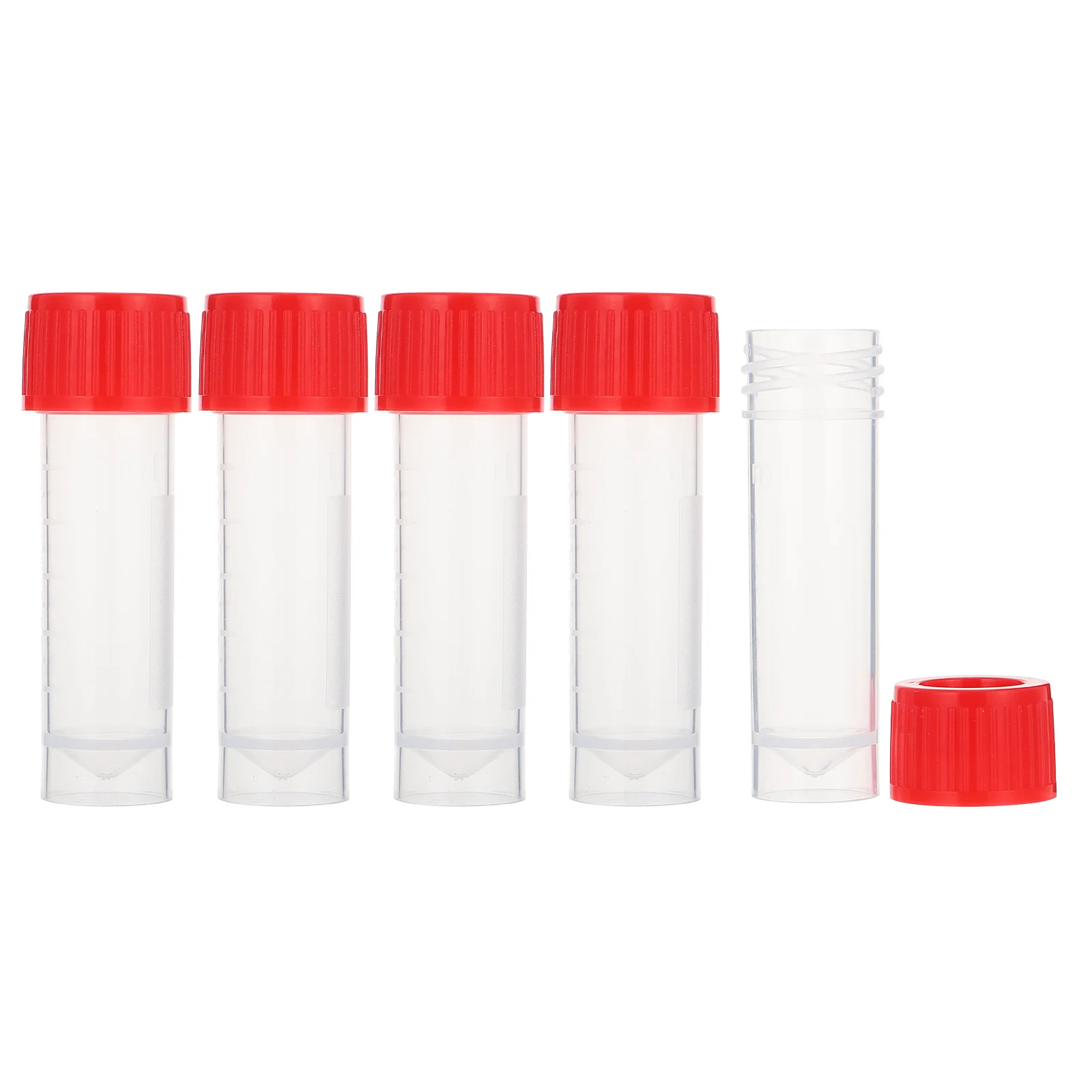 

20pcs Sample Tube Disposable Specimen Container Leak Proof Medical Testing Blood Storage Tube Hospital Use