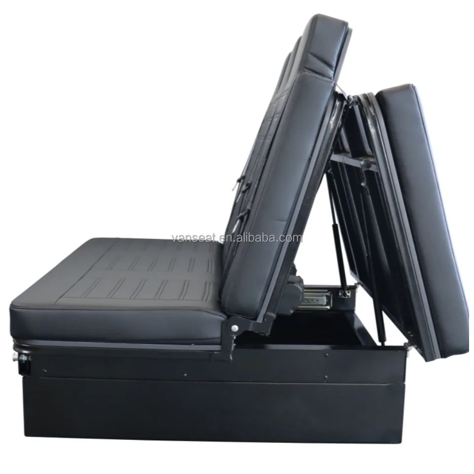 Car Sliding VIP Luxury Van Recliner Modified Folding Camper Van Sofa Seat Bed for Sprinter Van RV