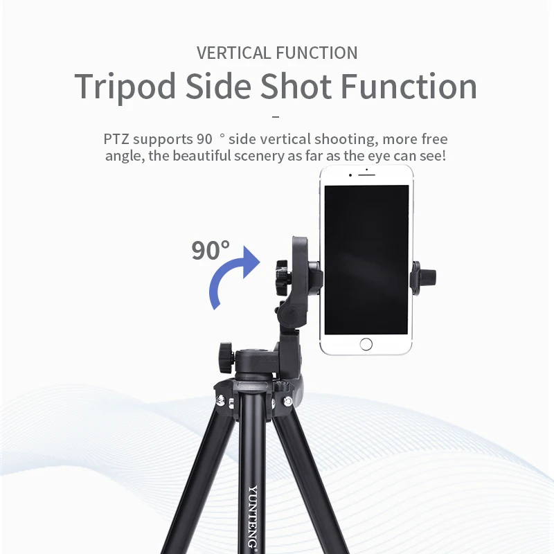 Yunteng 686 portable tripod stabilising bracket universal fuji xt20 ricoh gr2 panasonic gf9 [send mobile phone clip].