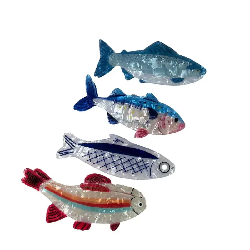 1 Stück koreanischer Stil, neue süße und niedliche Haarspange für den Hinterkopf, kleine Fisch-Haarspange, Haar-Accessoire, geeignet für den täglichen Gebrauch – Detail 6
