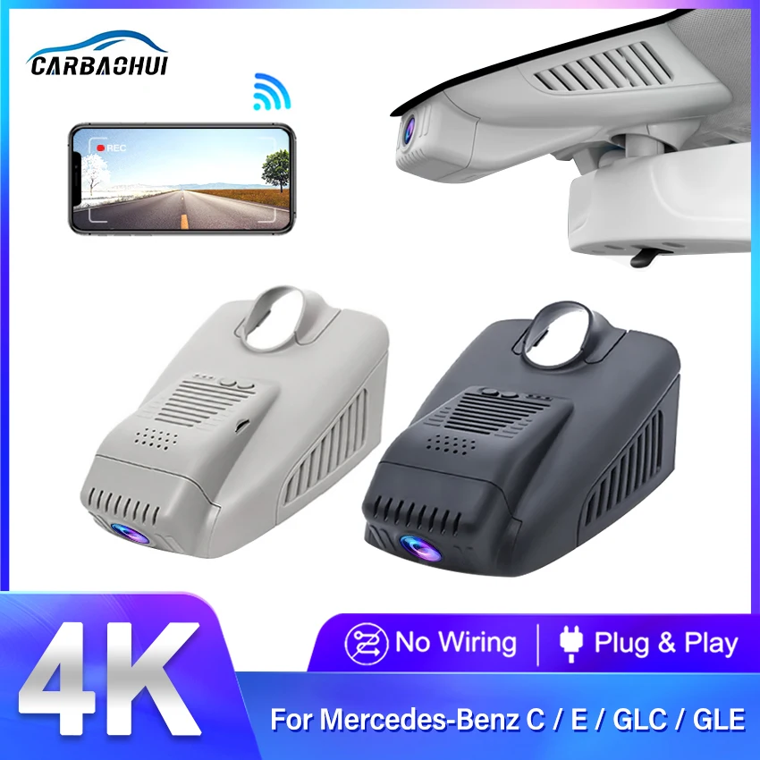 

For Mercedes Benz GL x164 x166 ML w166 w164 GL450 ML350 for Mercedes Benz R w251 R400 R350 Dash Cam 4K Wifi Car DVR Rear Camera