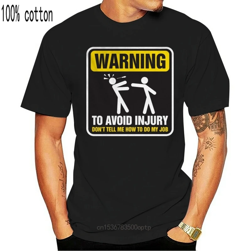 New Warning To Avoid Injury Mens Funny Electrician T Shirt - Gift for Him Dad