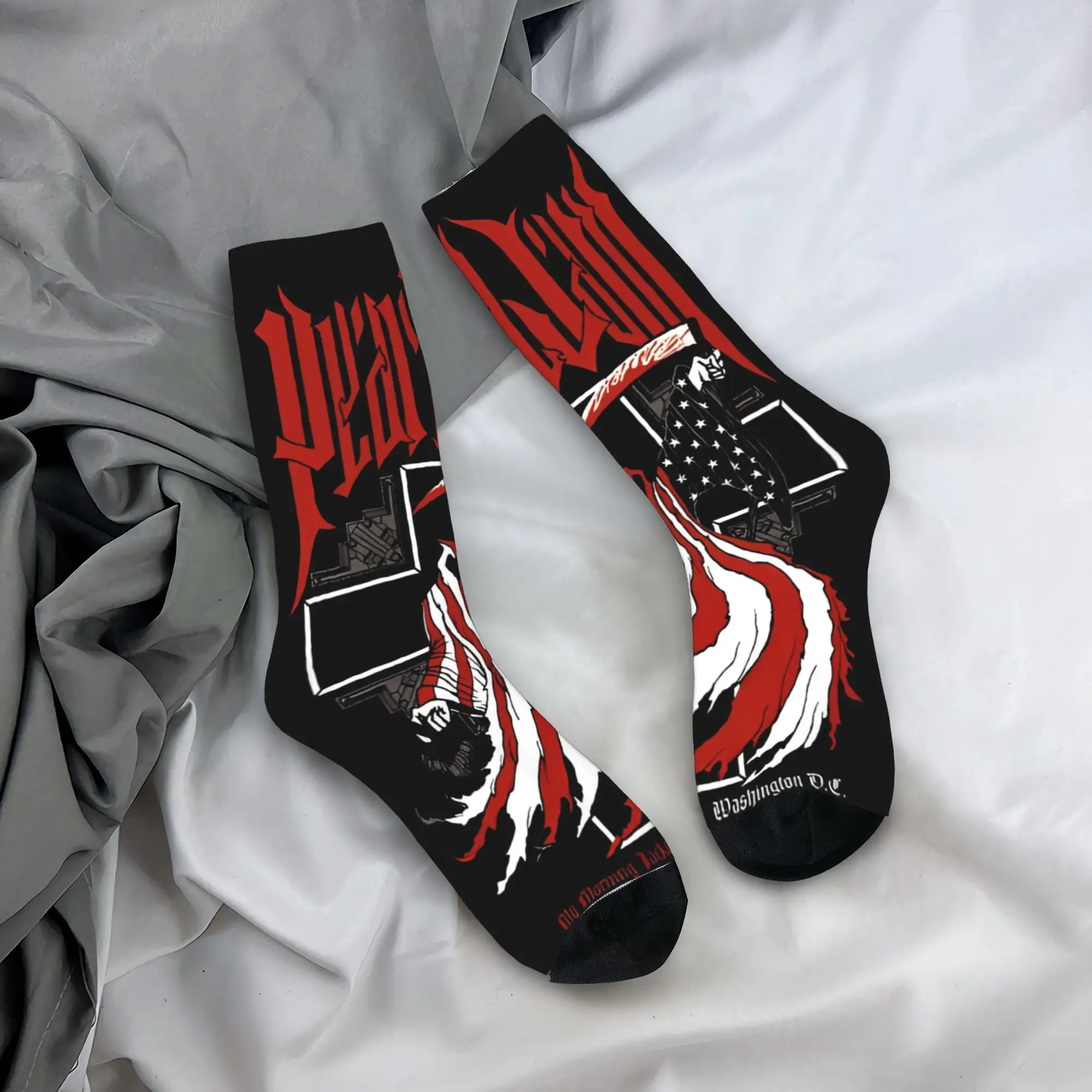 

Fashion Men Women Crew Socks Pearls Jam Band Accessories Cozy Breathable Socks