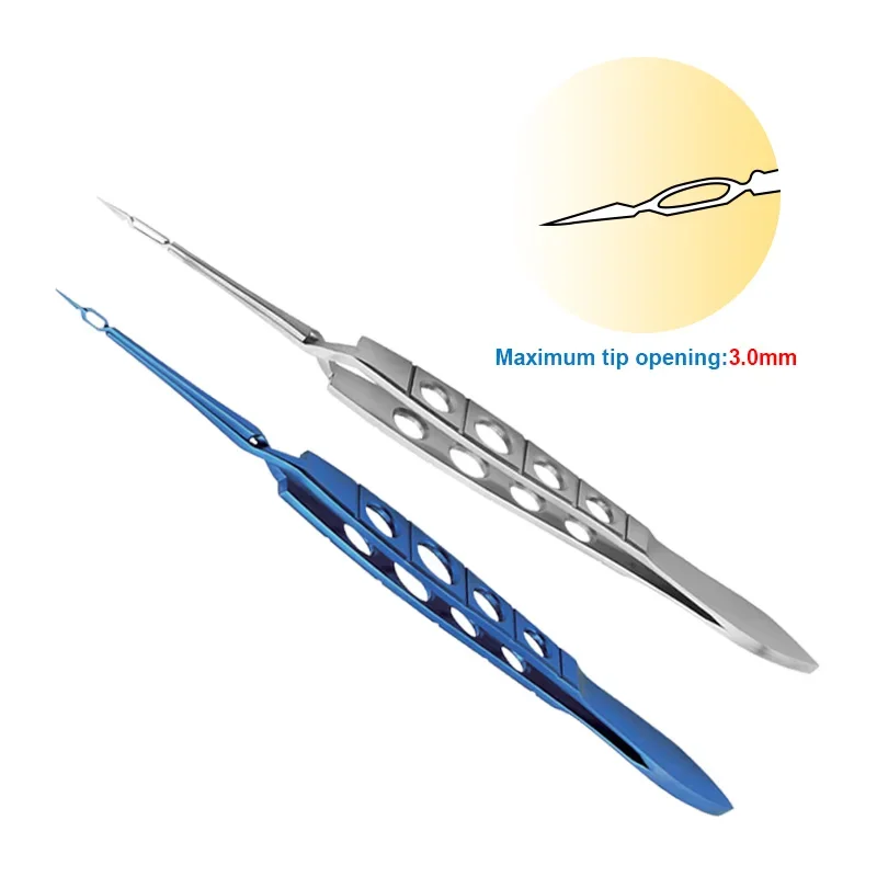 

Stainless/Titanium Alloy Nucleus Crushing Tweezers Eye Forceps Ophthalmic Surgery Instrument