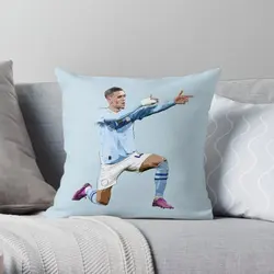 Phil Foden  Printing Throw Pillow Cover Wedding Case Throw Soft Decor Sofa Hotel Fashion Bedroom Pillows not include One Side