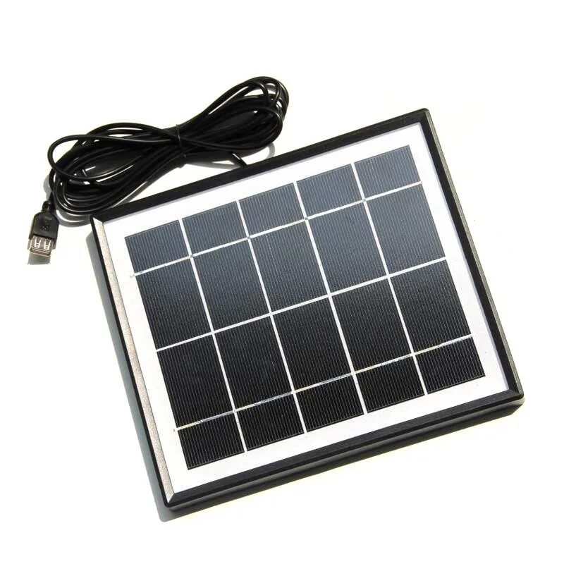 

Стеклянный ламинат 5,5 Вт, 5 В, монокристаллическое кремниевое зарядное устройство для солнечной панели с USB-кабелем 3 м для батареи 3,7 В, садовые фонари, мобильного телефона
