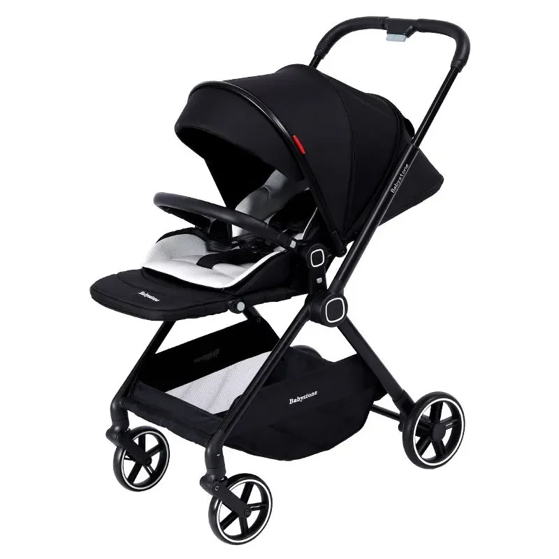 

Baby Stroller Can Sit or Lie Down Lightweight Two-way Swivel Seat Newborn Travel Stroller Folding Detachable Four-wheel Stroller